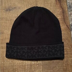 Michael Kors Black Knit Hat